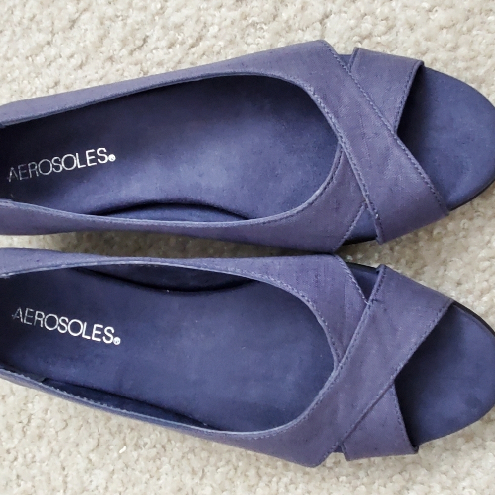 Aerosoles Silver Platter Navy Shoes